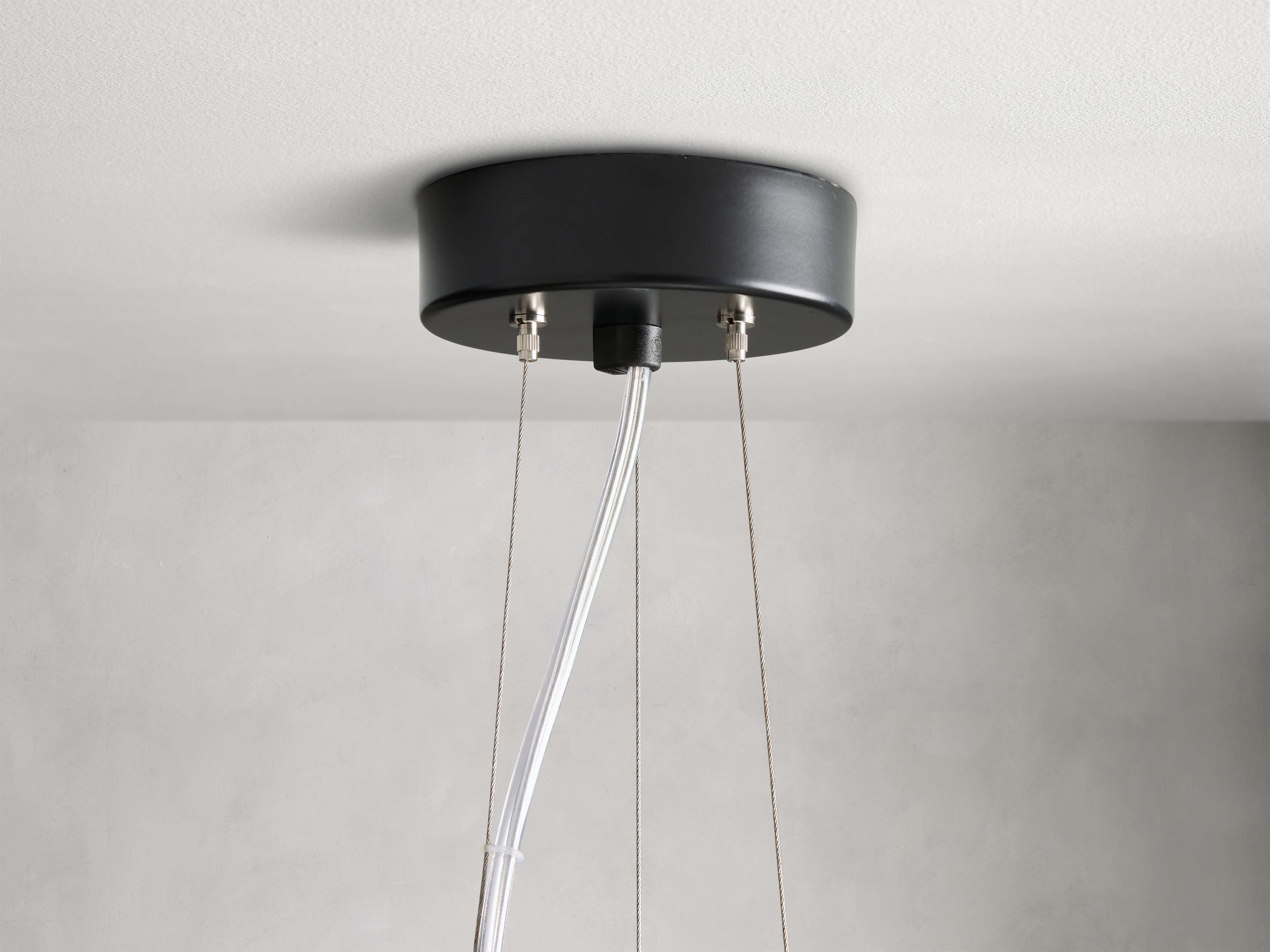 Nuvola White Milk Glass Chandelier 30''D - Zonesus