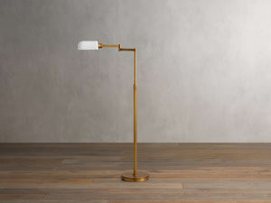 Zayd Swing Arm Floor Lamp - Zonesus