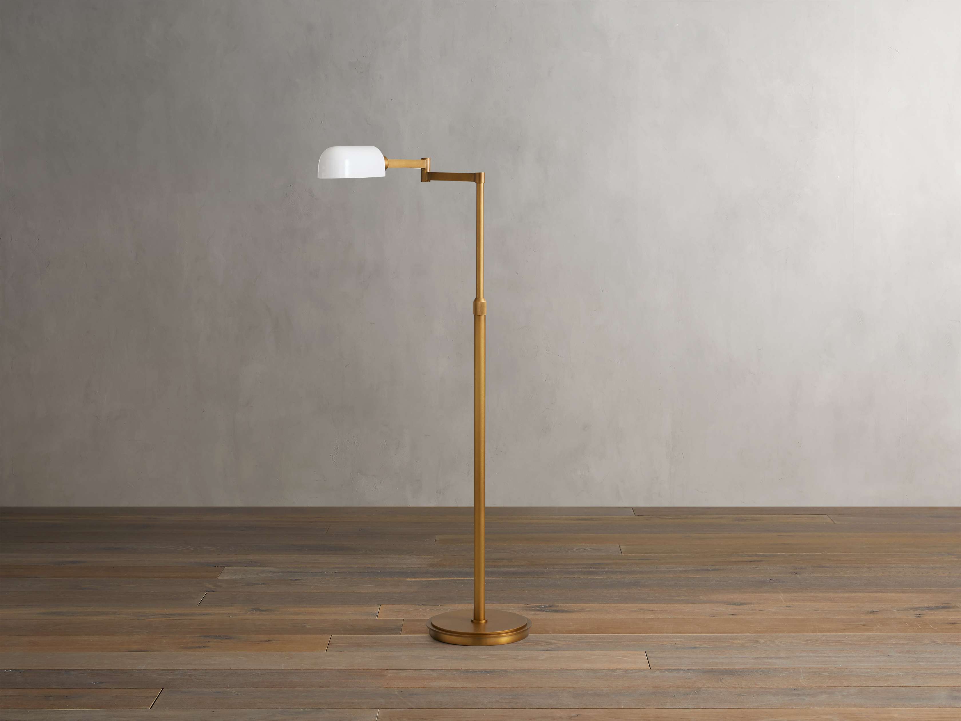 Zayd Swing Arm Floor Lamp - Zonesus