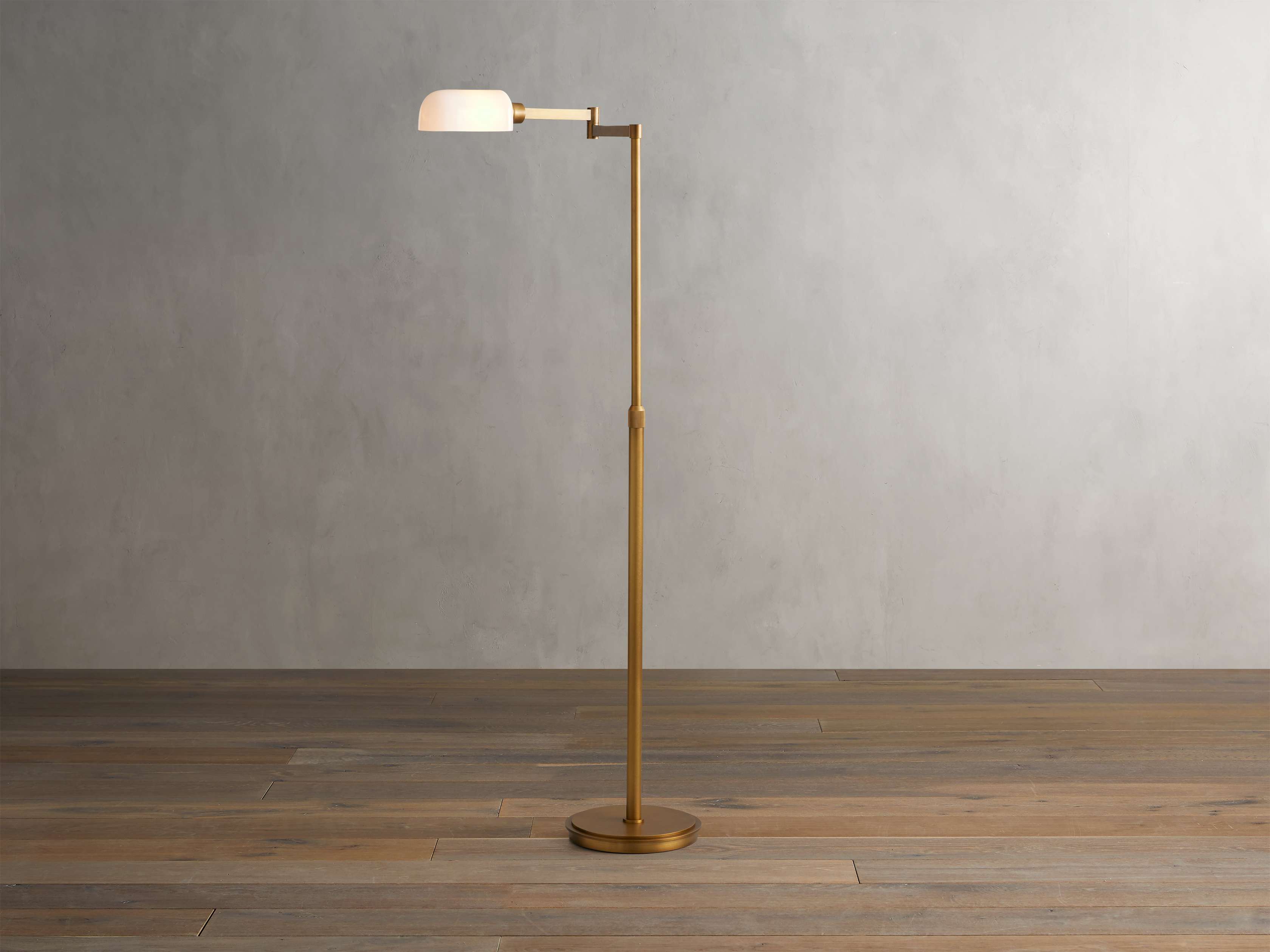 Zayd Swing Arm Floor Lamp - Zonesus