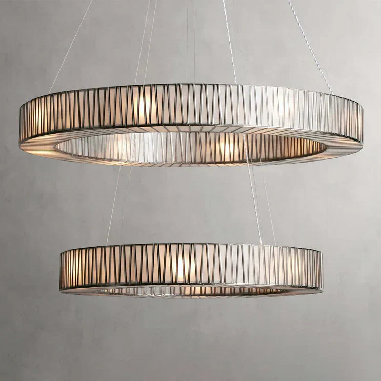 Jeunet 2-Tier Round Chandelier - Zonesus