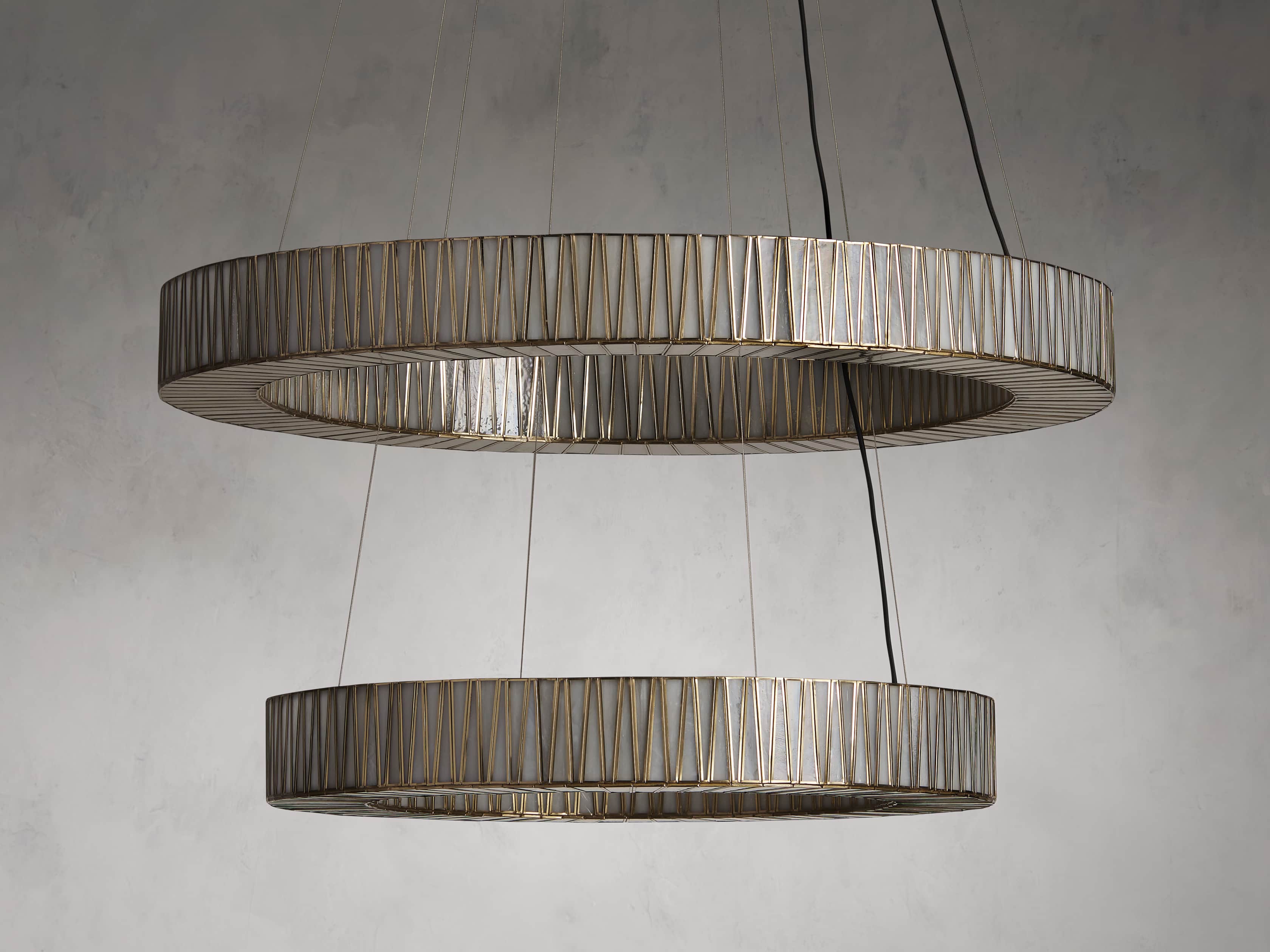 Jeunet 2-Tier Round Chandelier - Zonesus