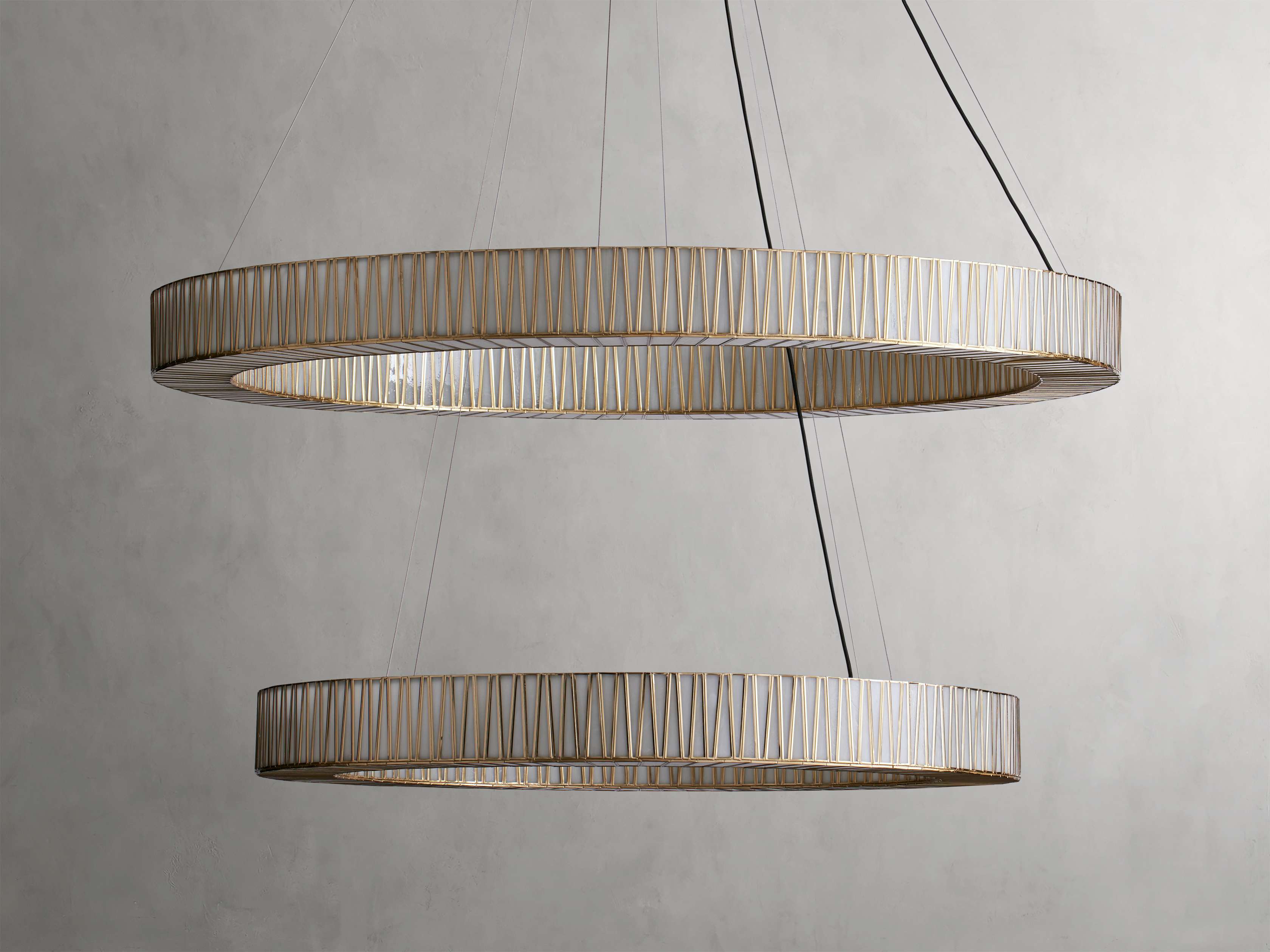 Jeunet 2-Tier Round Chandelier - Zonesus
