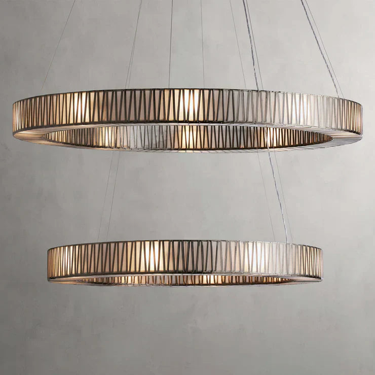 Jeunet 2-Tier Round Chandelier - Zonesus