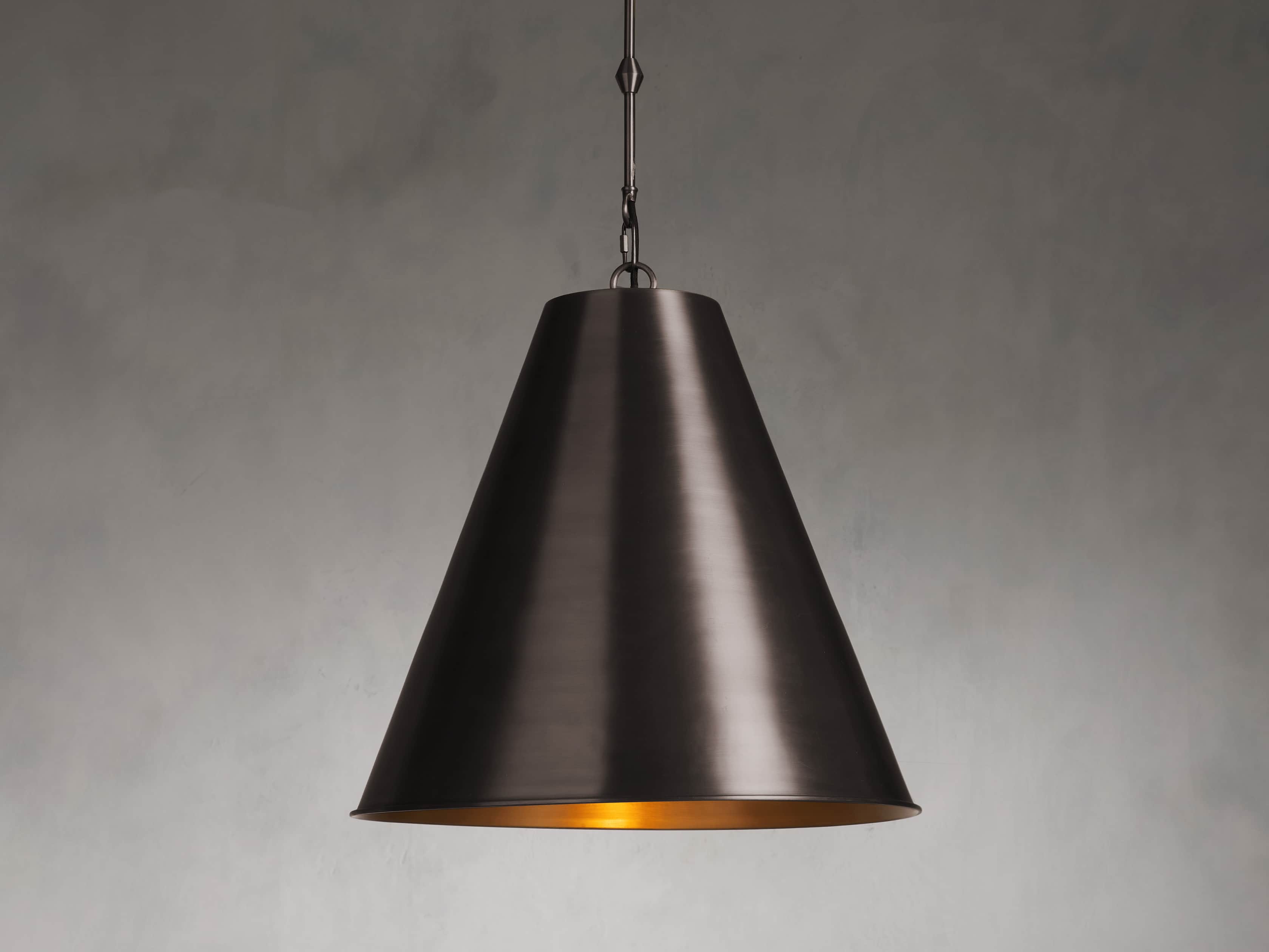 Watley 22" Cone Pendant - Zonesus