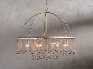 Aubrey 8-Light Round Chandelier - Zonesus
