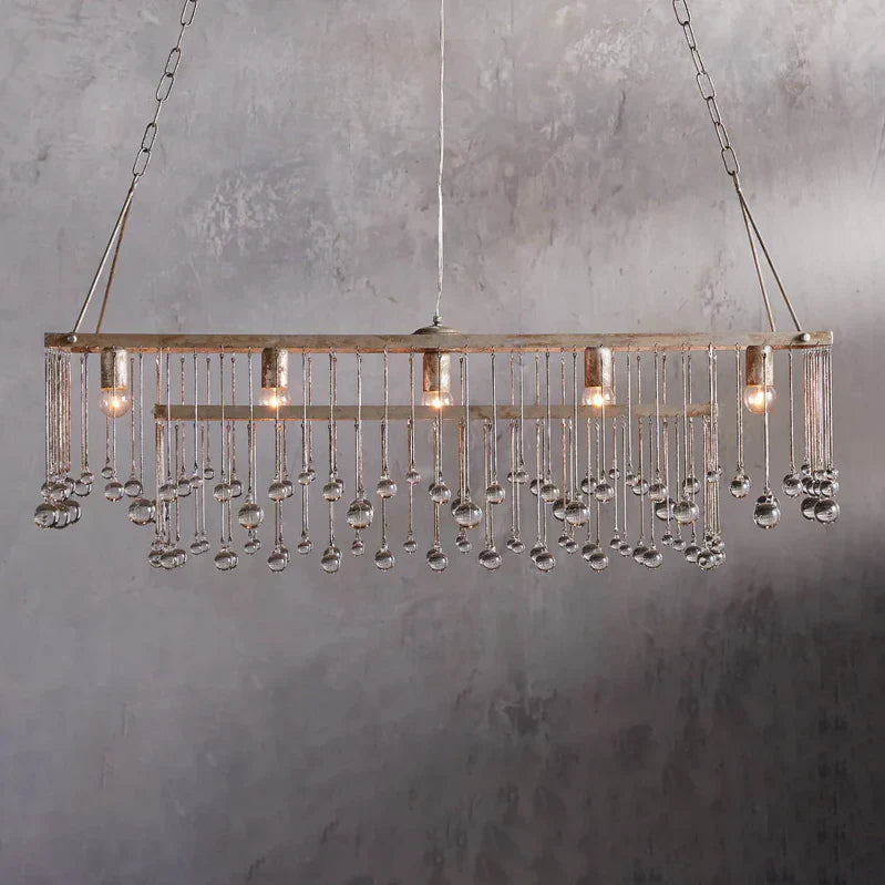 Aubrey Rectangular Chandelier - Zonesus