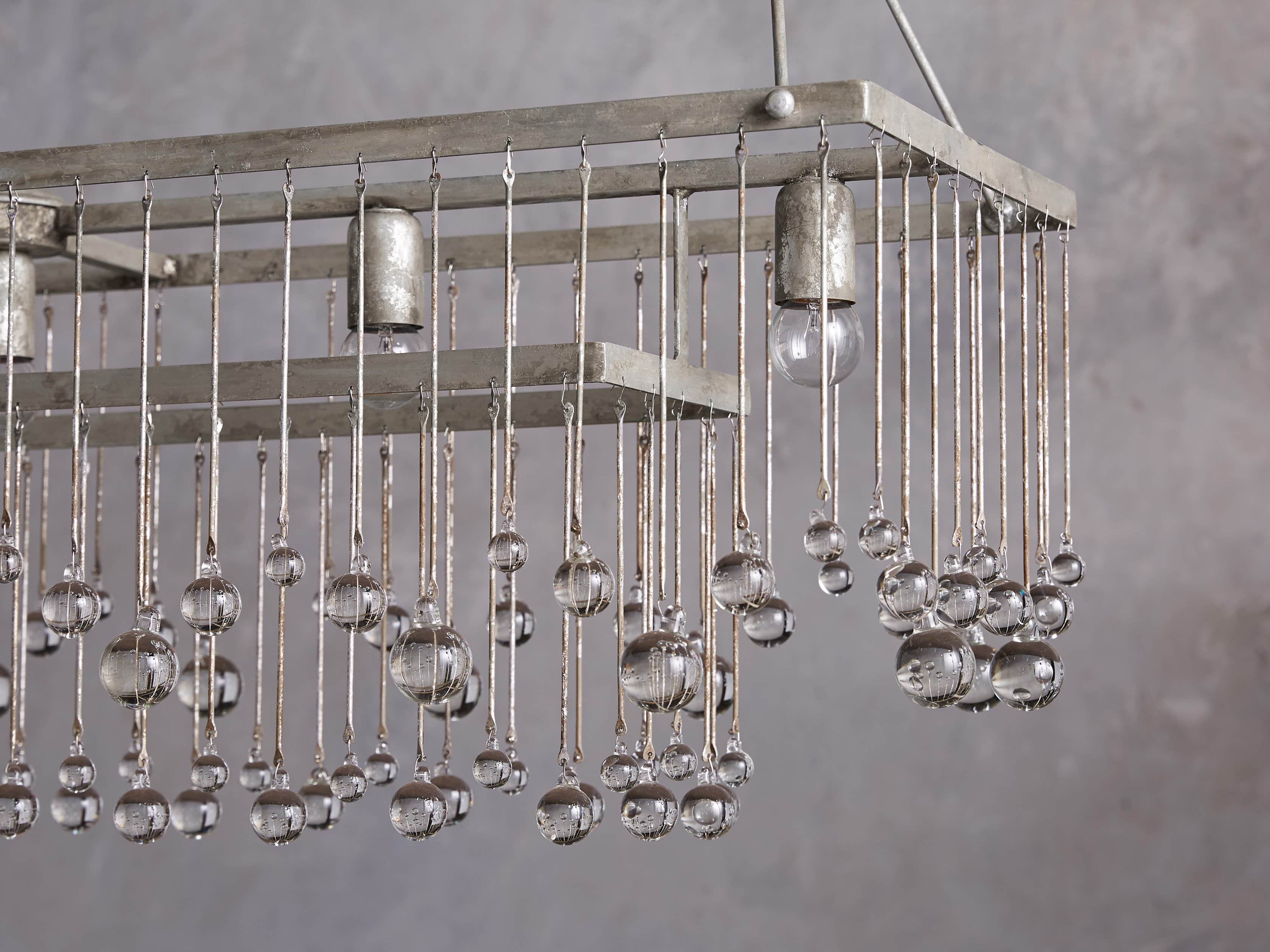 Aubrey Rectangular Chandelier - Zonesus