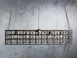 La Cage Rectangular Chandelier - Zonesus