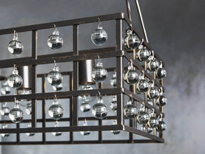 La Cage Rectangular Chandelier - Zonesus