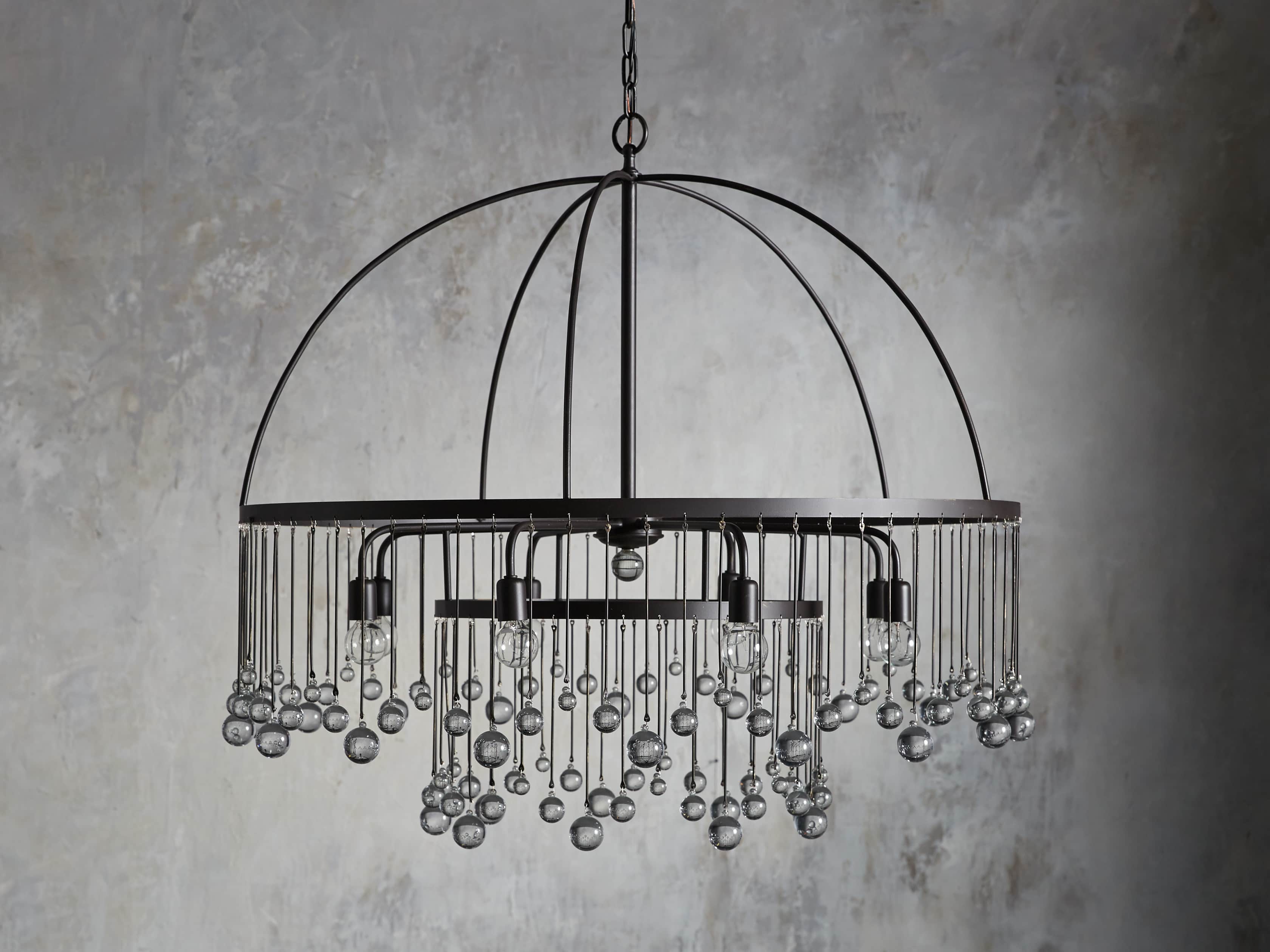 Aubrey 8-Light Round Chandelier - Zonesus