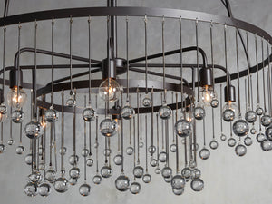 Aubrey 8-Light Round Chandelier - Zonesus