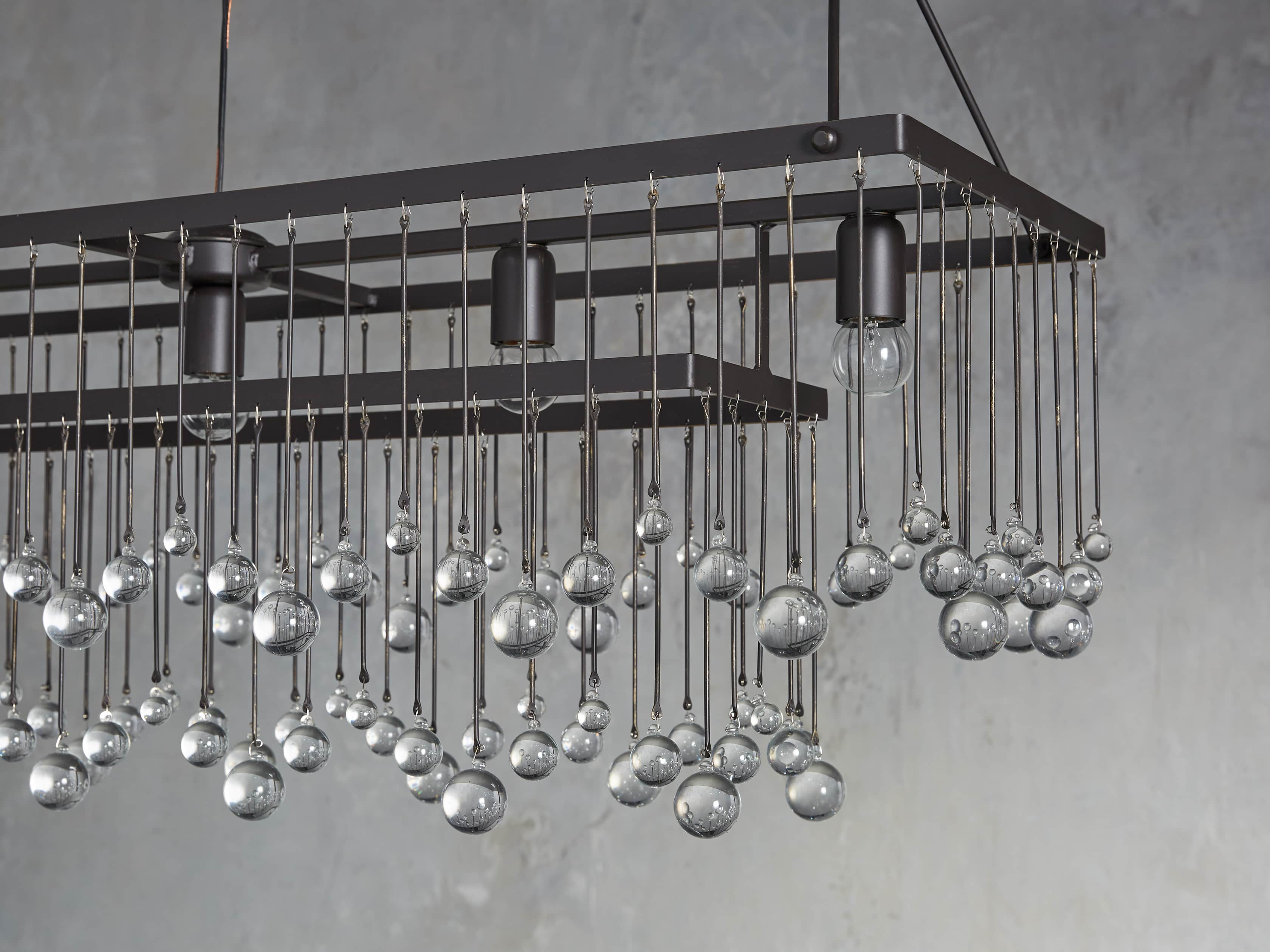 Aubrey Rectangular Chandelier - Zonesus