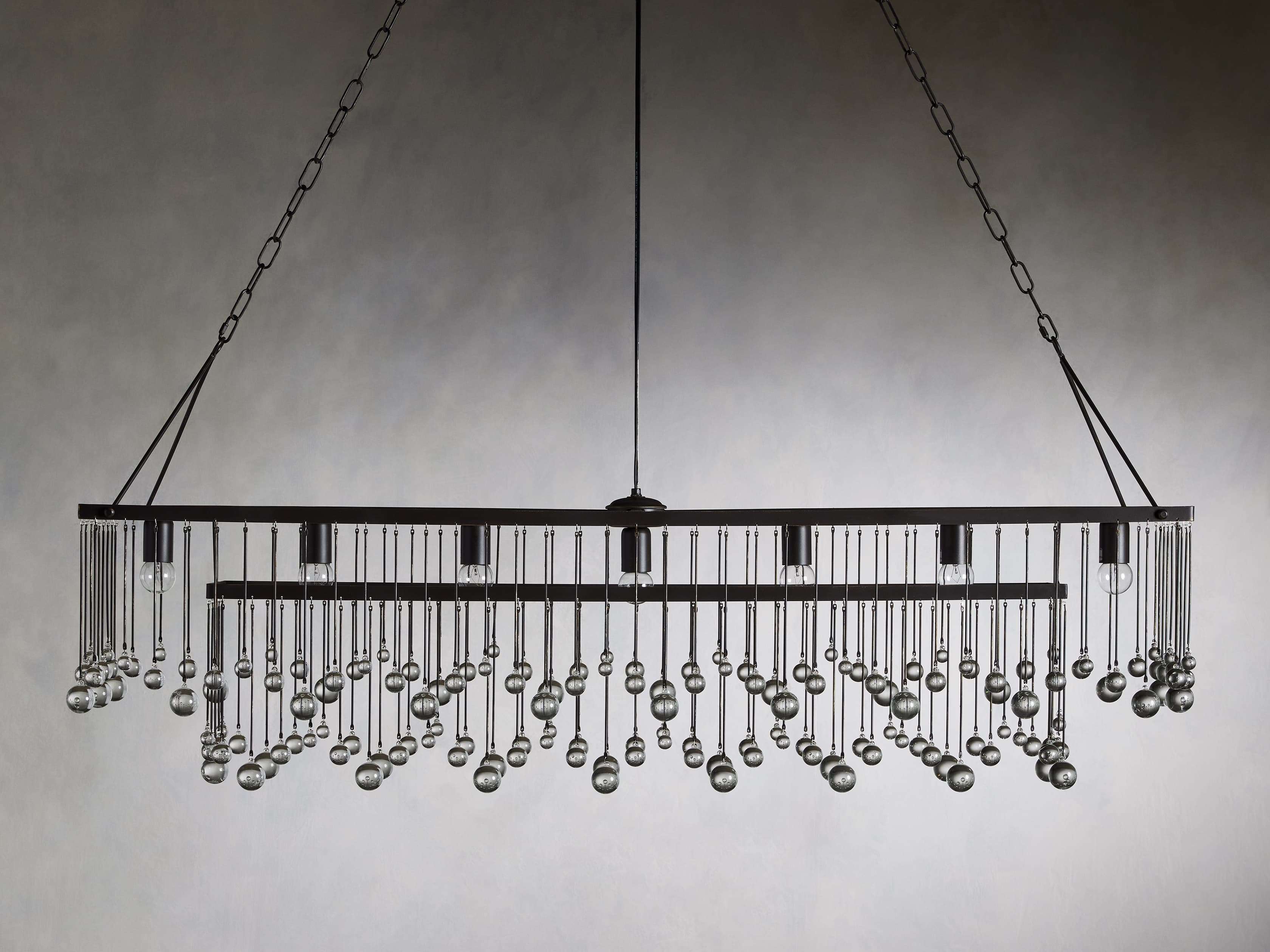 Aubrey Rectangular Chandelier - Zonesus