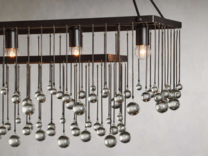 Aubrey Rectangular Chandelier - Zonesus