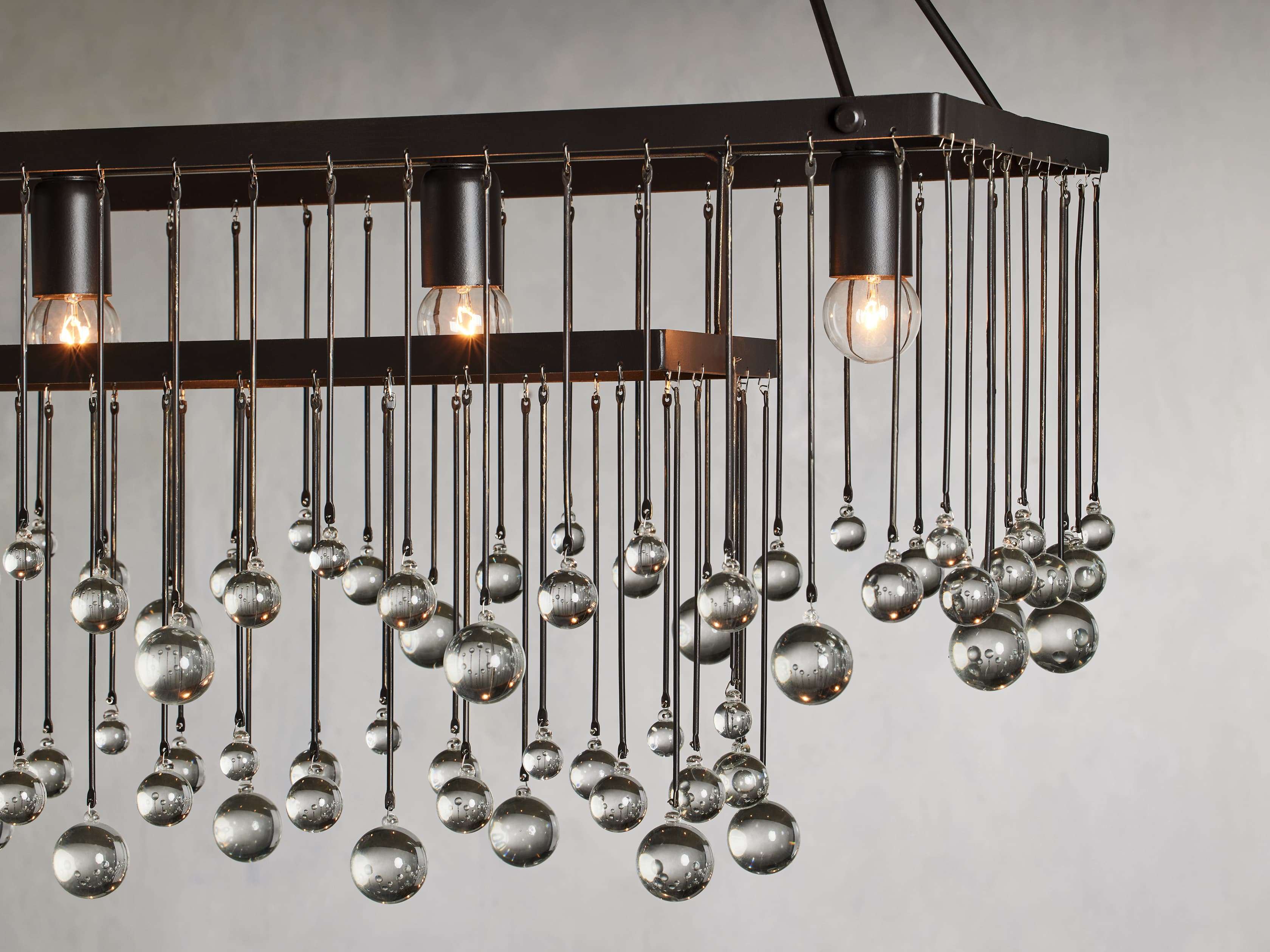 Aubrey Rectangular Chandelier - Zonesus