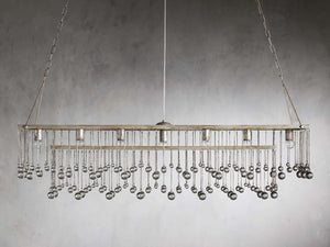 Aubrey Rectangular Chandelier - Zonesus