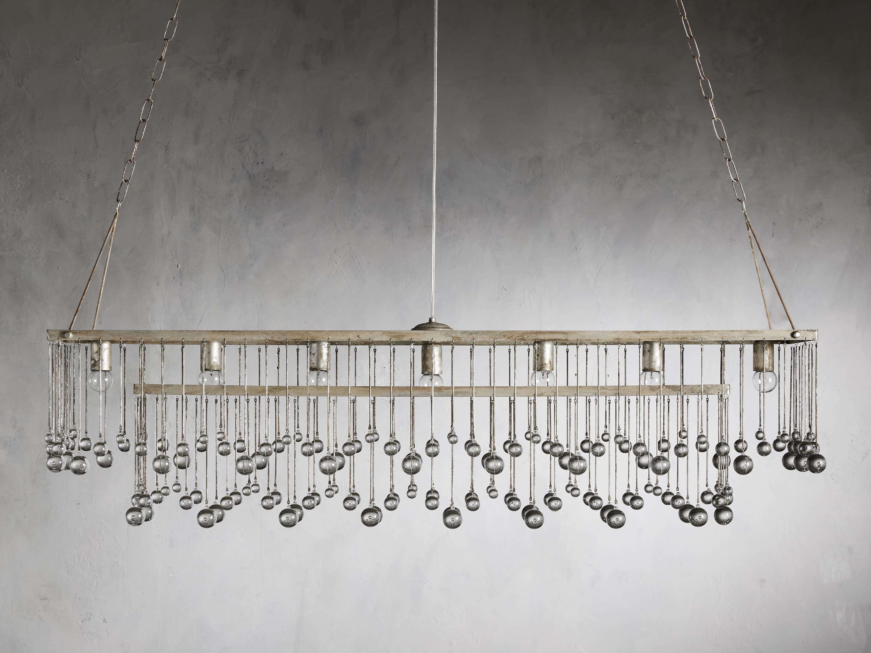 Aubrey Rectangular Chandelier - Zonesus