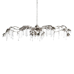 Viticcio Rectangular Chandelier in Silver - Zonesus