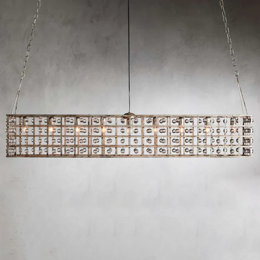La Cage Rectangular Chandelier - Zonesus