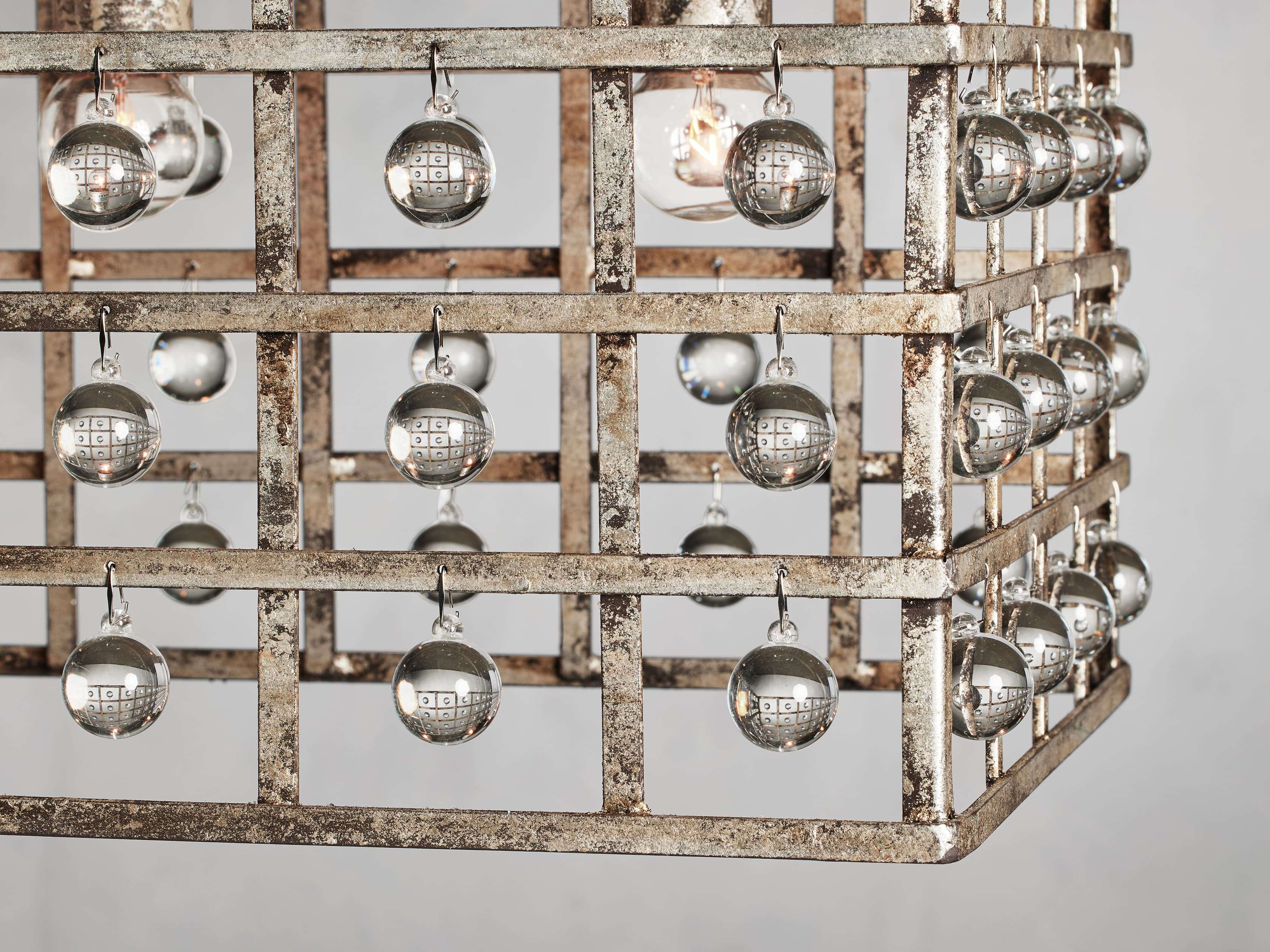 La Cage Rectangular Chandelier - Zonesus
