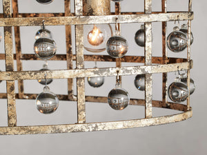 La Cage 5-Light Oval Chandelier - Zonesus