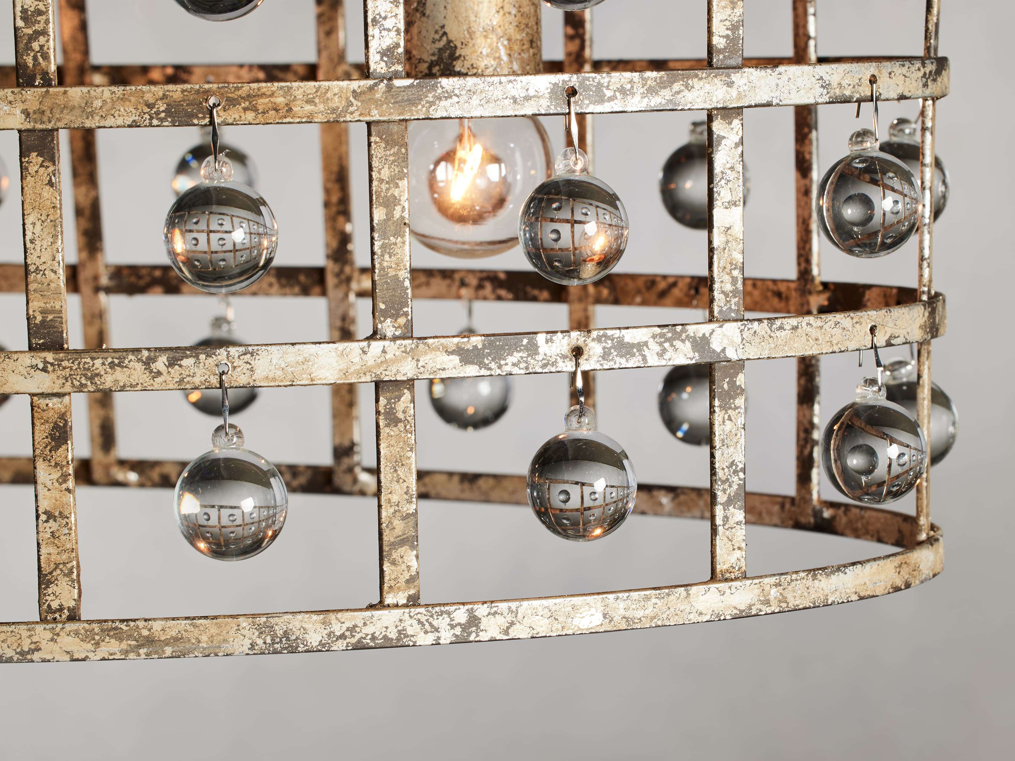 La Cage 5-Light Oval Chandelier - Zonesus