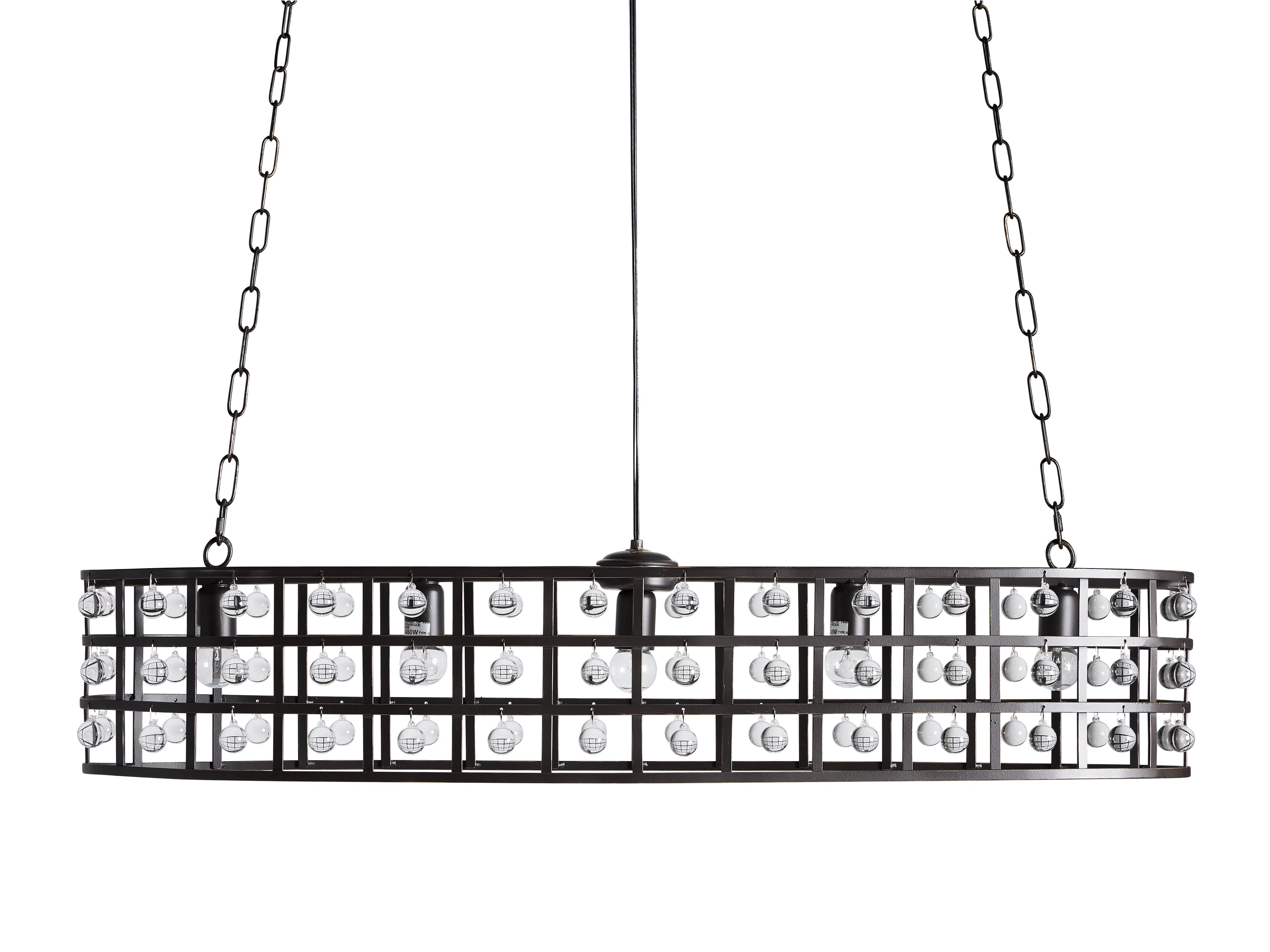 La Cage 5-Light Oval Chandelier - Zonesus