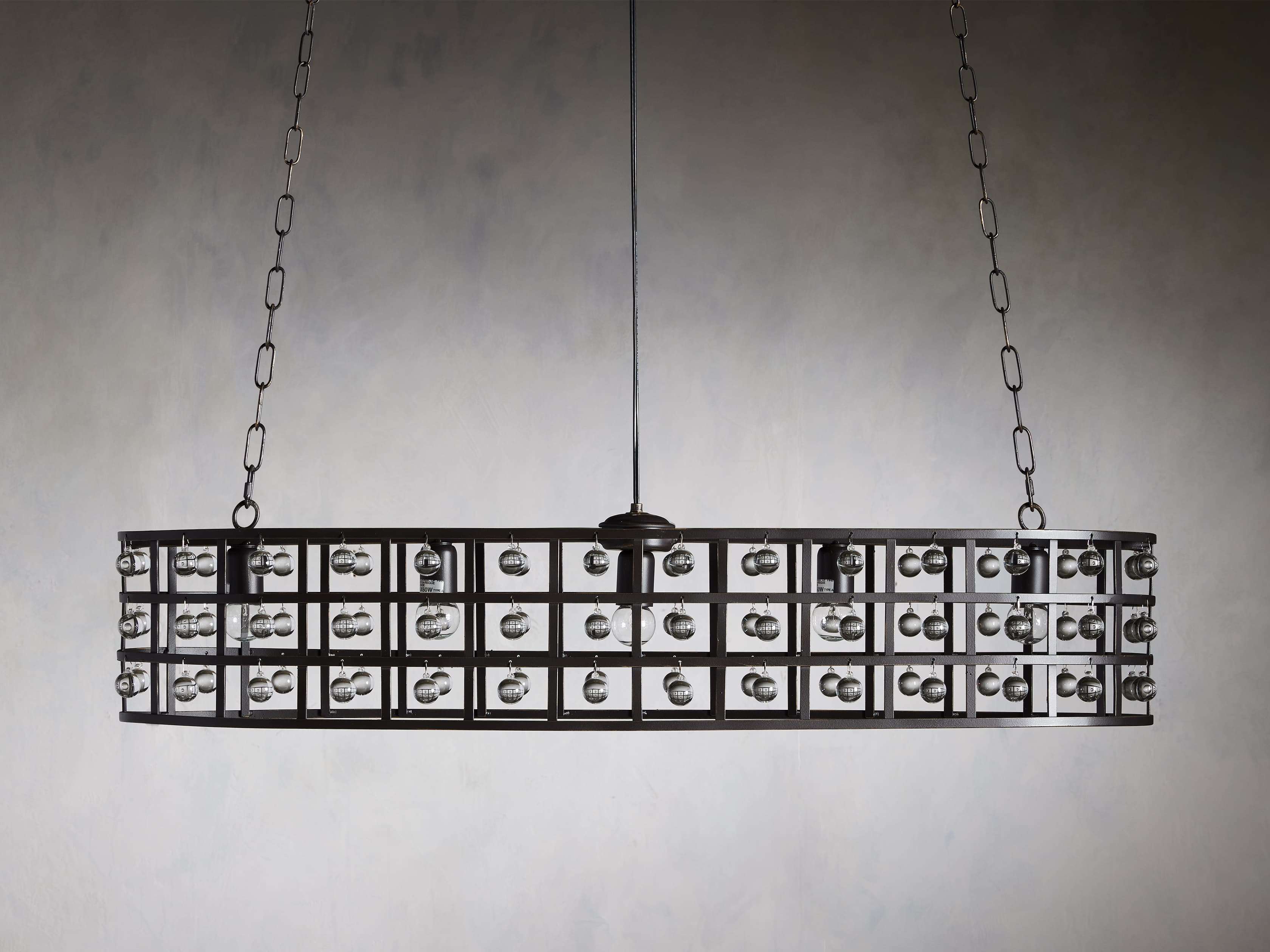 La Cage 5-Light Oval Chandelier - Zonesus