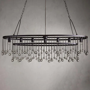 Aubrey 7 Light Oval Chandelier - Zonesus