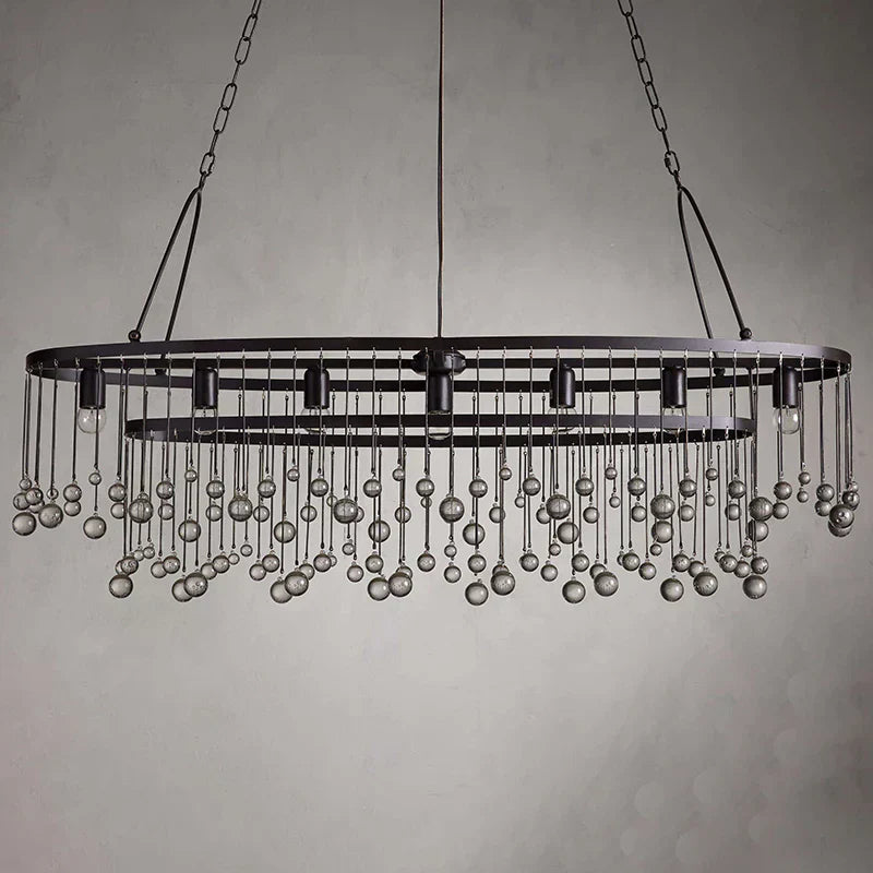 Aubrey 7 Light Oval Chandelier - Zonesus