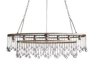 Aubrey 7 Light Oval Chandelier - Zonesus