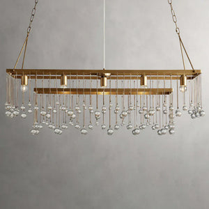 Aubrey Rectangular Chandelier - Zonesus