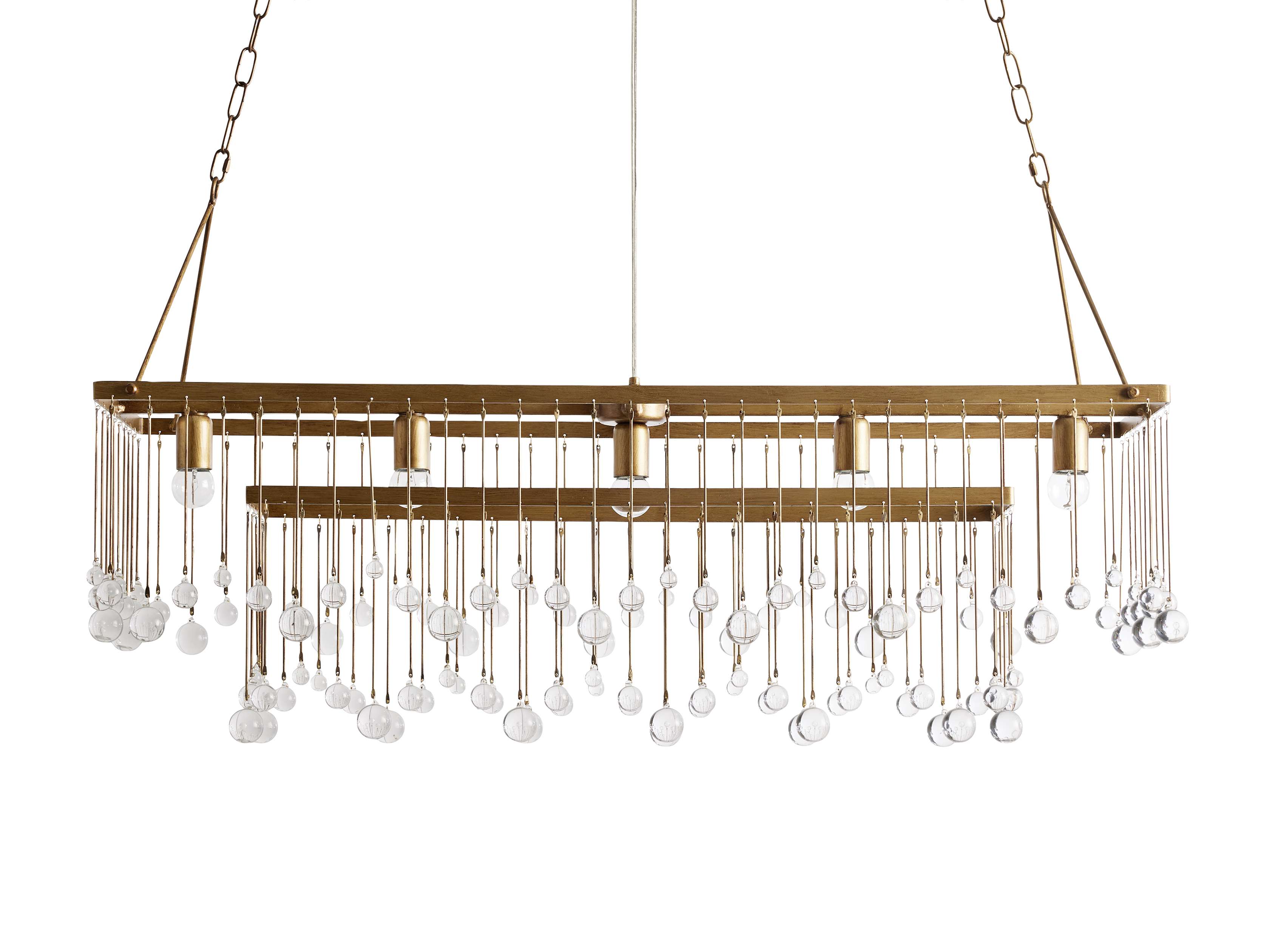 Aubrey Rectangular Chandelier - Zonesus