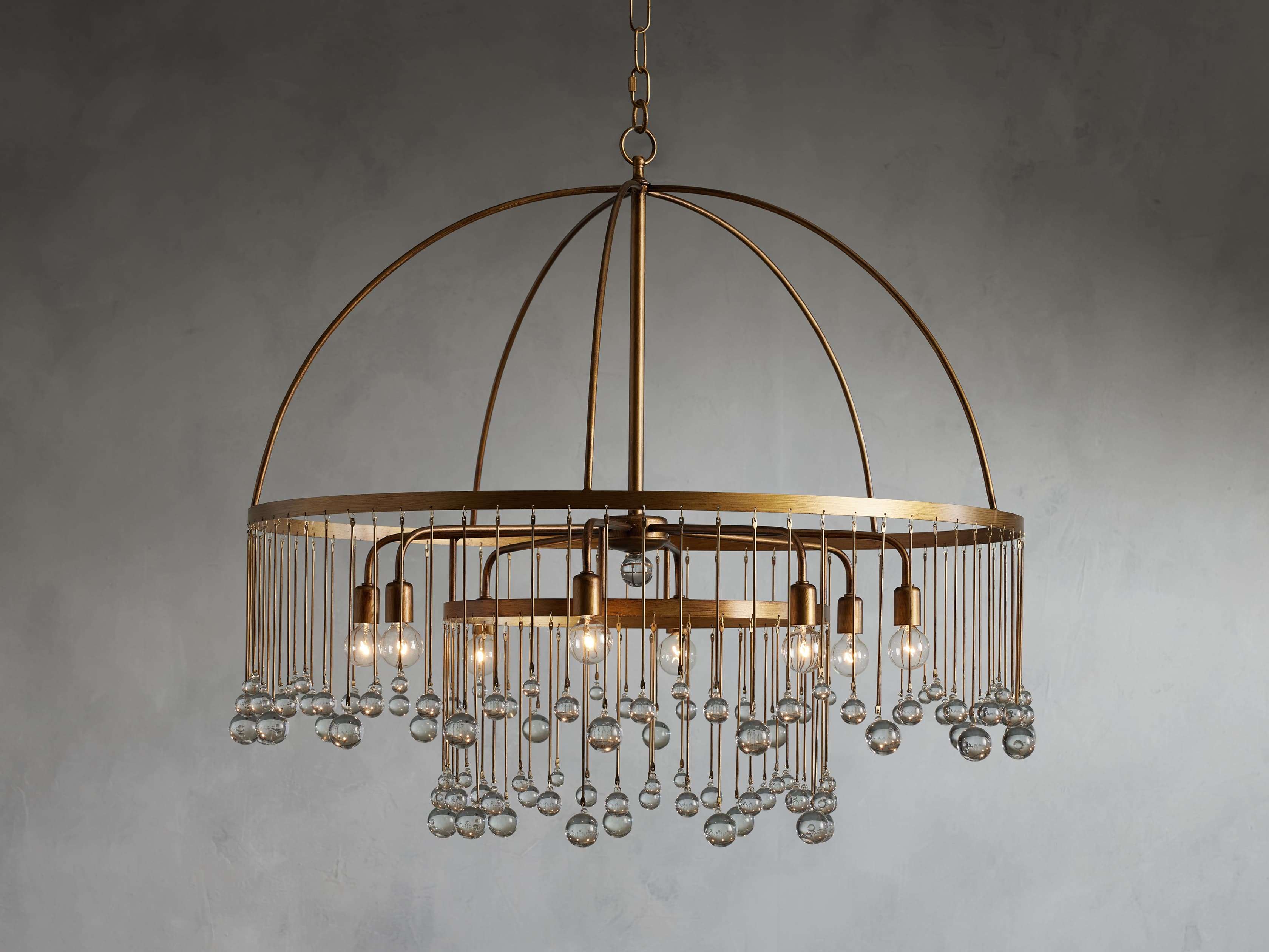 Aubrey 8-Light Round Chandelier - Zonesus