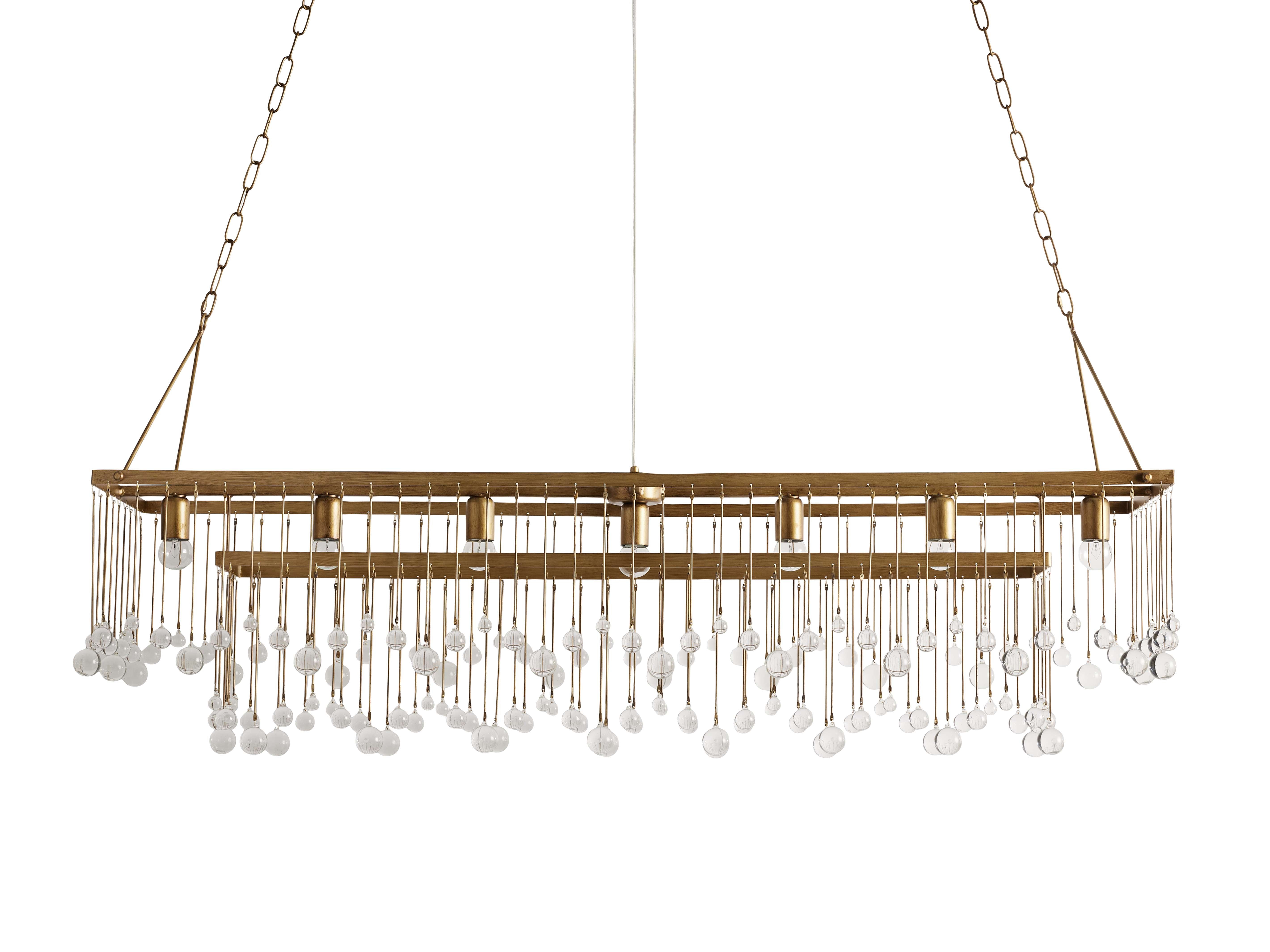 Aubrey Rectangular Chandelier - Zonesus