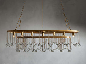 Aubrey 7 Light Oval Chandelier - Zonesus