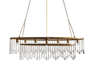 Aubrey 7 Light Oval Chandelier - Zonesus