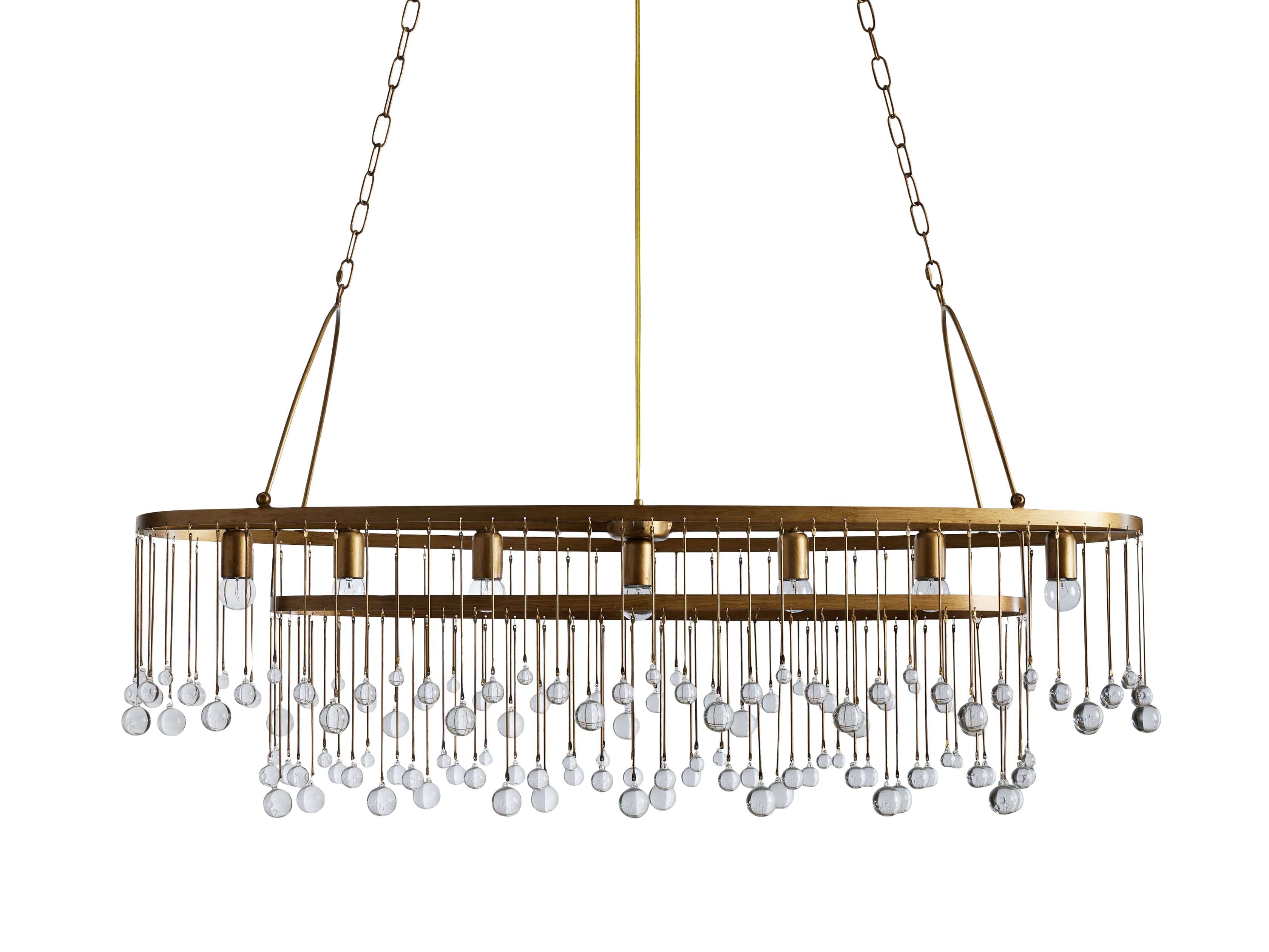 Aubrey 7 Light Oval Chandelier - Zonesus