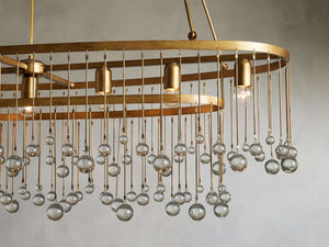 Aubrey 7 Light Oval Chandelier - Zonesus