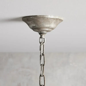 Viticcio Rectangular Chandelier in Silver - Zonesus