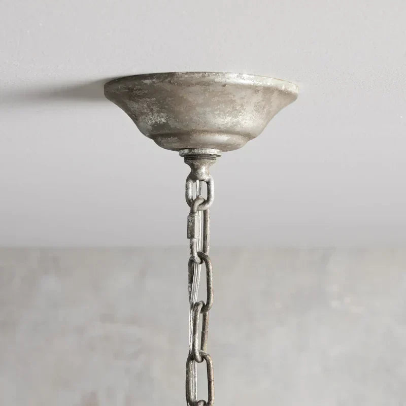 Viticcio Rectangular Chandelier in Silver - Zonesus