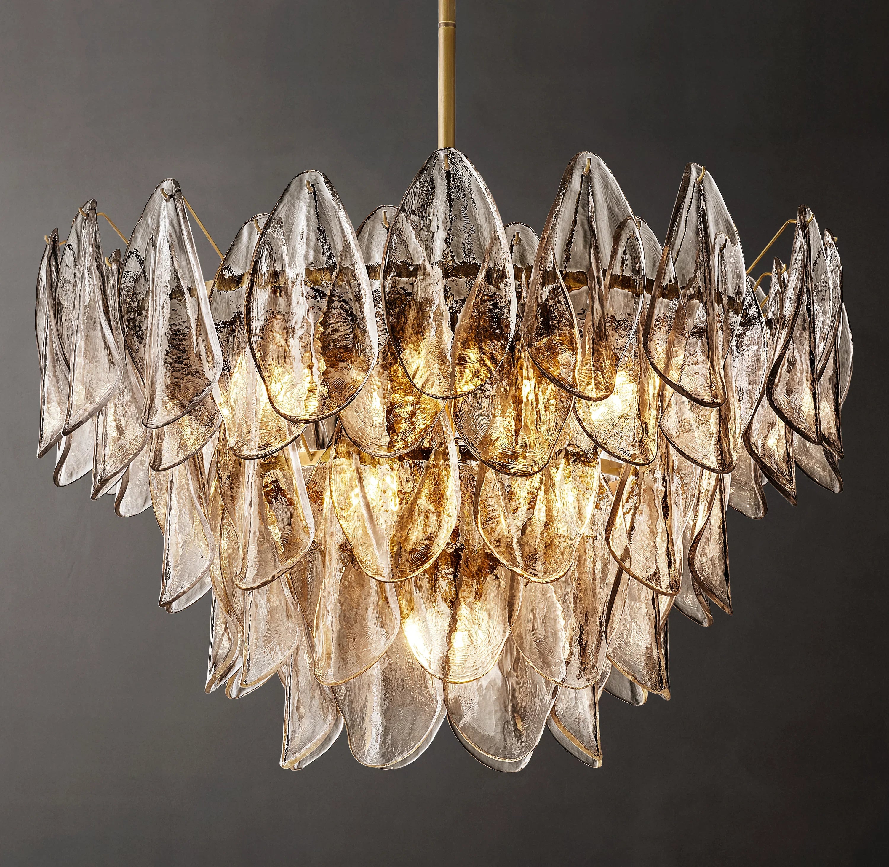 Petal Glass Large Pendant 32"D - Zonesus