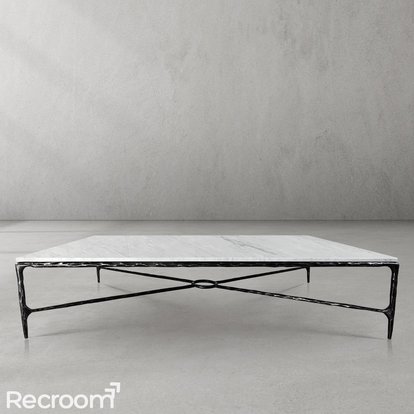 Thaddeo Rectangle Marble Coffee Table - Zonesus