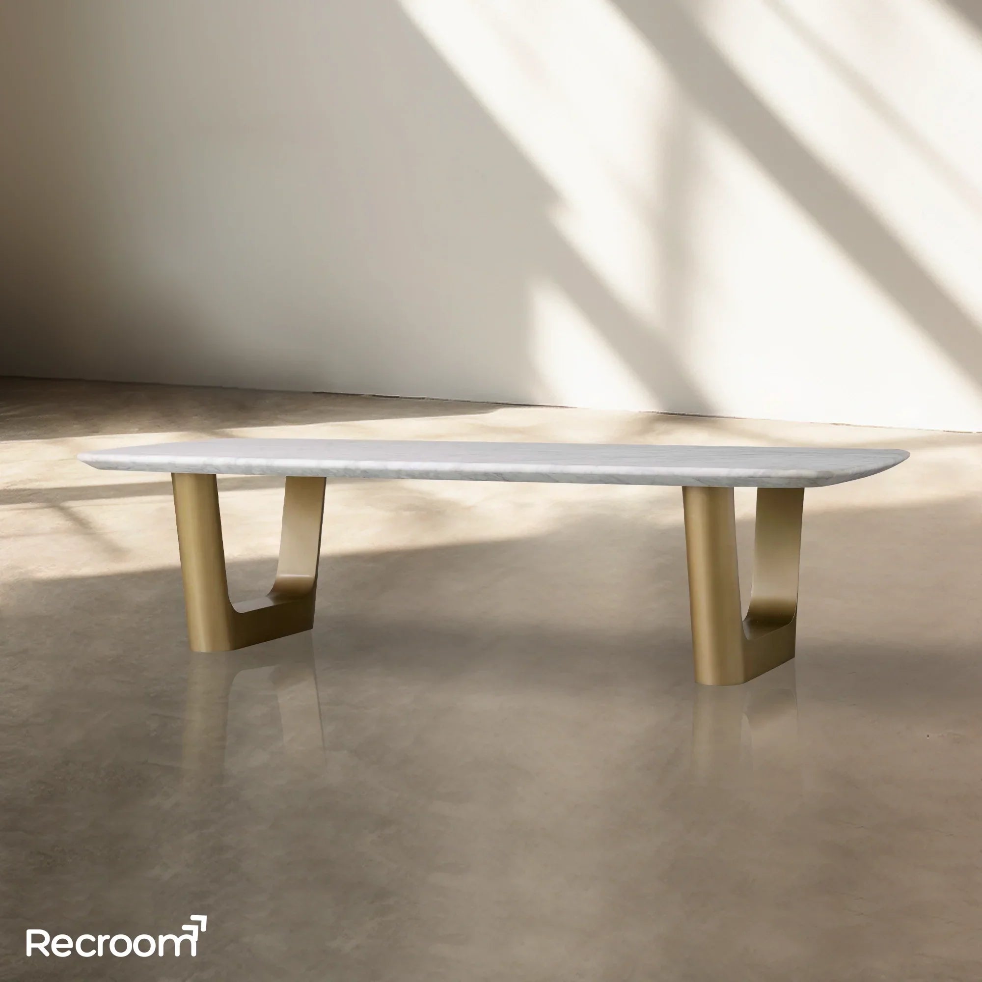 San Germani Stone Coffee Table with Rennes Base - Zonesus