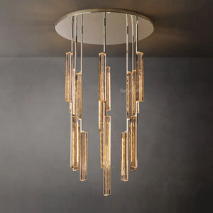 Auduben Crystal Round Chandelier 40" - Zonesus