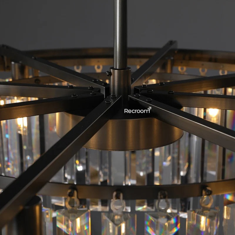 Odean Round Chandelier 32" - Zonesus