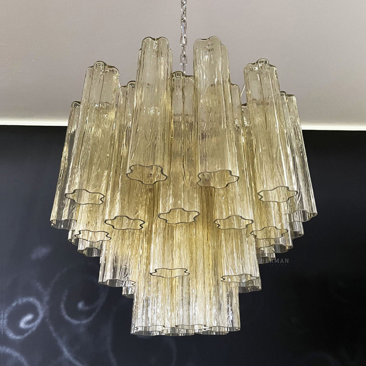 Murano Chandelier – 36 tubes – Yellow - Zonesus