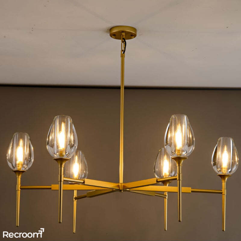 Tuilp Round Chandelier 42" - Zonesus