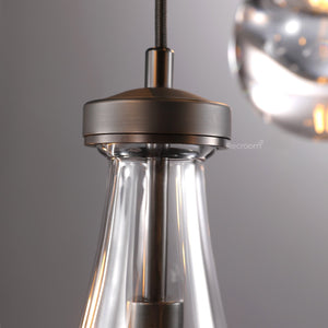 Raindrop Round Chandelier 36" - Zonesus